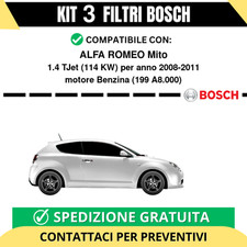 KIT BOSCH 3 Filtri tagliando