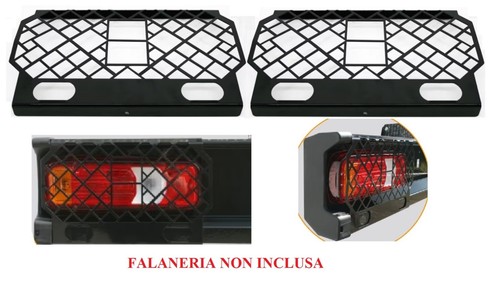 Coppia griglie nere protezione - nere,