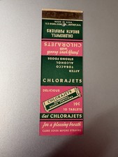 Vintage Matchcover: Chlorajets