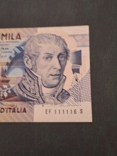 Banconote 10.000 Lire Volta Decr. 1994 lettera F numeri particolari