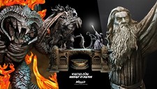 Diorama gandalf balrog - gandalf, vs
