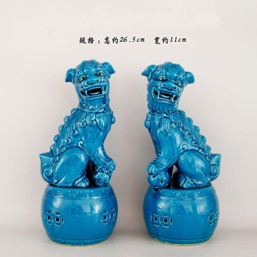 Coppia statue cani cinesi