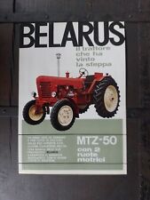 Brochure Trattore OCRIM BELARUS MTZ-50 52 2 e 4 RUOTE MOTRICI 4x4 originale 