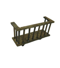 Balcone in Legno Cm 3x8x5,5h