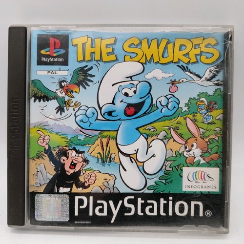 Smurfs ps1 playstation video - smurfs,