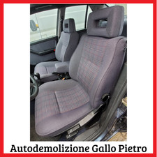 Sedili in tessuto blu LANCIA