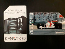 Scheda Telefonica KENWOOD MC LAREN e LINEA DIRETTA TECNOLOGIA 2 pz Sip Telecom 
