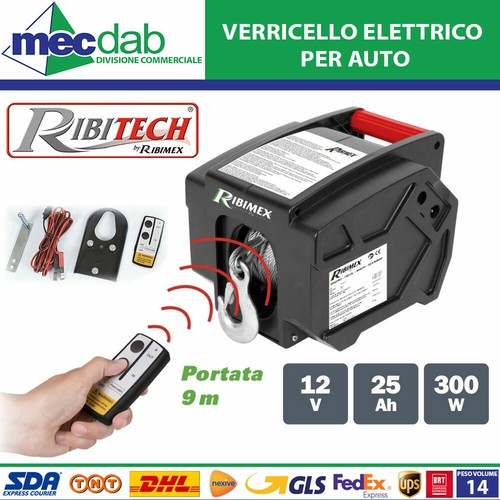 Verricello elettrico per - per, auto