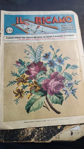 Rivista ricamo sonzogno - ricamo,