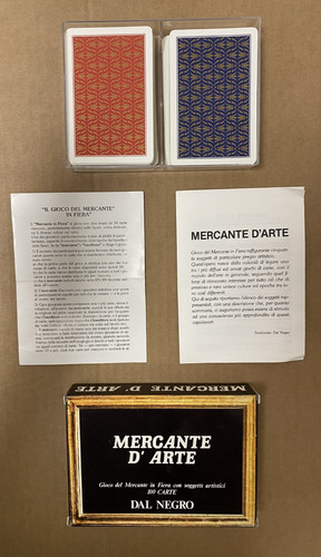 Carte gioco mercante arte - carte,