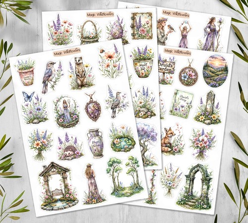 Adesivi bouquet fiori - adesivi,