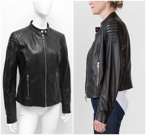 Autentica giacca pelle nera - pelle,