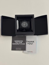 SWATCH x OMEGA MOONSWATCH Mission to The MoonPhase Snoopy Black Speedmaster NEW