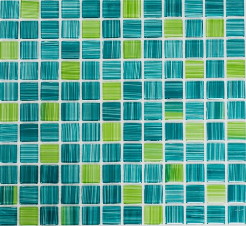 Mosaico vetro strichgrün - mosaico,