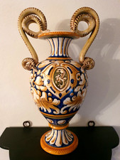 vaso anfora ceramica maiolica