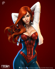 Mary Jane Marvel Resin Figure