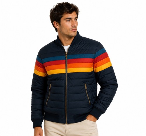 Giubbotto bomber uomo retrò - bomber,