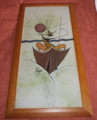 Quadro vintage africano - vintage, batik