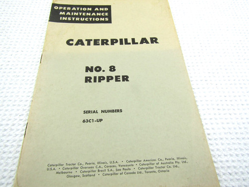 Caterpillar manuale - caterpillar, n.