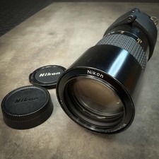 Nikon Micro NIKKOR 200mm f/4 AI-s obiettivo messa a fuoco manuale con tappi