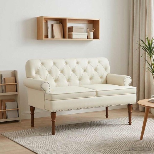 Loveseat con bottoni - , imbottiti