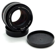 Obiettivo Yashica ML 50mm 1.4 Contax Yashica attacco C/Y FUNZIONA EXC