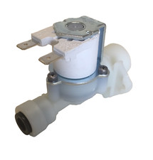 Elettrovalvola nylon 1 via 180° IN 3/4"M OUT JG 8 mm 220V AC Osmosi RPE