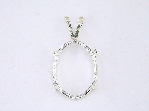 Oval cabochon pendant - oval,