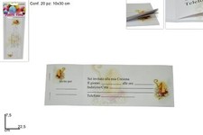 Blocchetto 20 inviti Santa