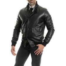 Men's Slim Genuine Leather