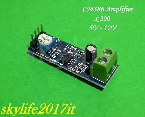 Modulo amplificatore lm386 - modulo,