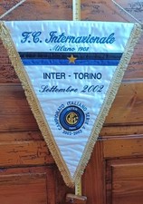Gagliardetto Ricamato Inter Torino Autografo Maglia Inter Pennant Italy Football