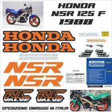 Honda Nsr 125 f 1988 kit adesivi completi come da disegno
