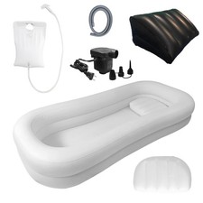 Medical Inflatable Bathtub – Portable Bedside Bath Tub for Elderly, Disabled,...