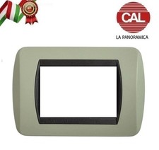 PLACCA 3P VERDE SALVIA METALLO