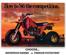 Poster volantino Honda ATC