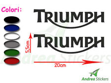 2 Adesivi TRIUMPH speedtriple 675 daytona bonneville streettriple tiger 