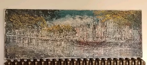 Dipinto olio impasto vintage - impasto,