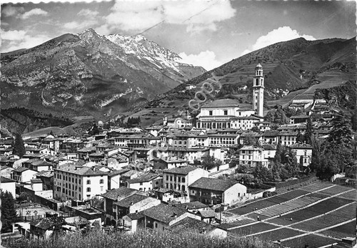 Cartolina clusone panorama - cartolina,