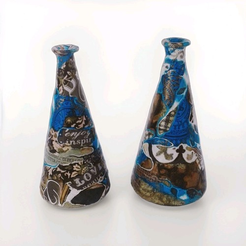 Coppia vasi ceramica - in,