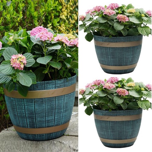 Set large blue rustic - set, of