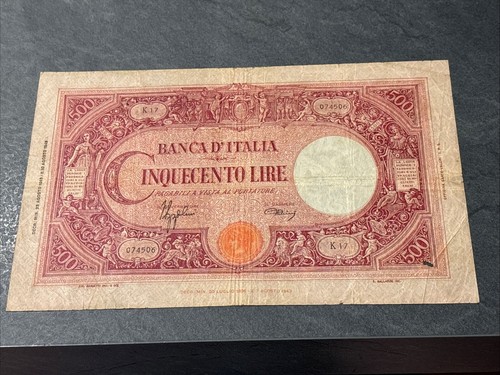 Banconota 500 lire - banconota,