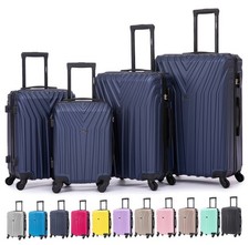 Valigia Fino Set 4Trolley Rigido grande, medio, picco beauty 4 ruote in ABS 9001