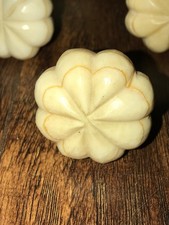 10 pomelli vintage in osso per