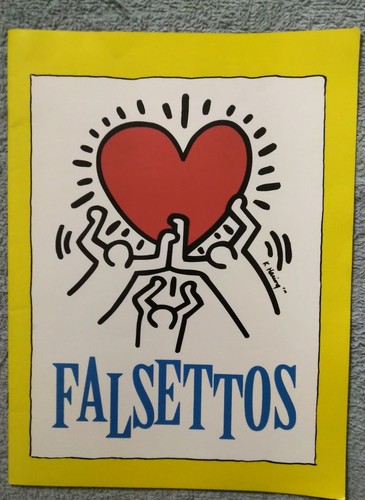 Falsettos programma souvenir - programma,