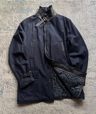 Giacca cappotto lungo pelle