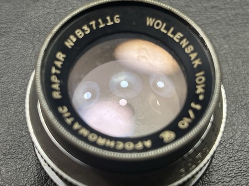 Wollensak apochromatic raptar - wollensak,