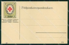 Intero Postale Austriaco Feldpostkorrespondenkarte 2 Heller cartolina XB6990