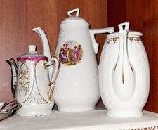 LATTIERE/CAFFET. IN PORCELLANA