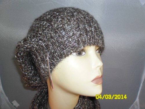 Cuffia mod rasta - misto, mohair